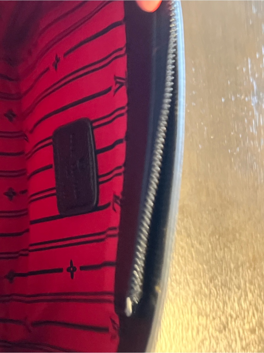 LV  Black & White Monogram Leather Satchel - Picture 3 of 14